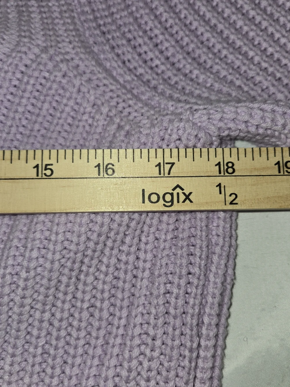 Jessica Simpson Lilac Chunky Knit Button-Up Cardigan SZ M